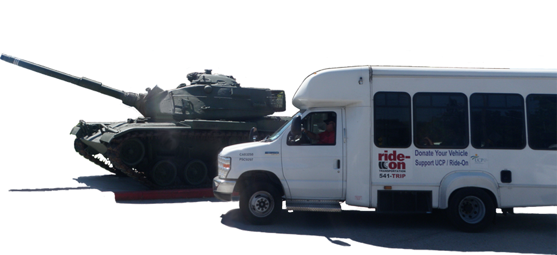 Veterans Express & Ride On Transportation Shuttle and Tank